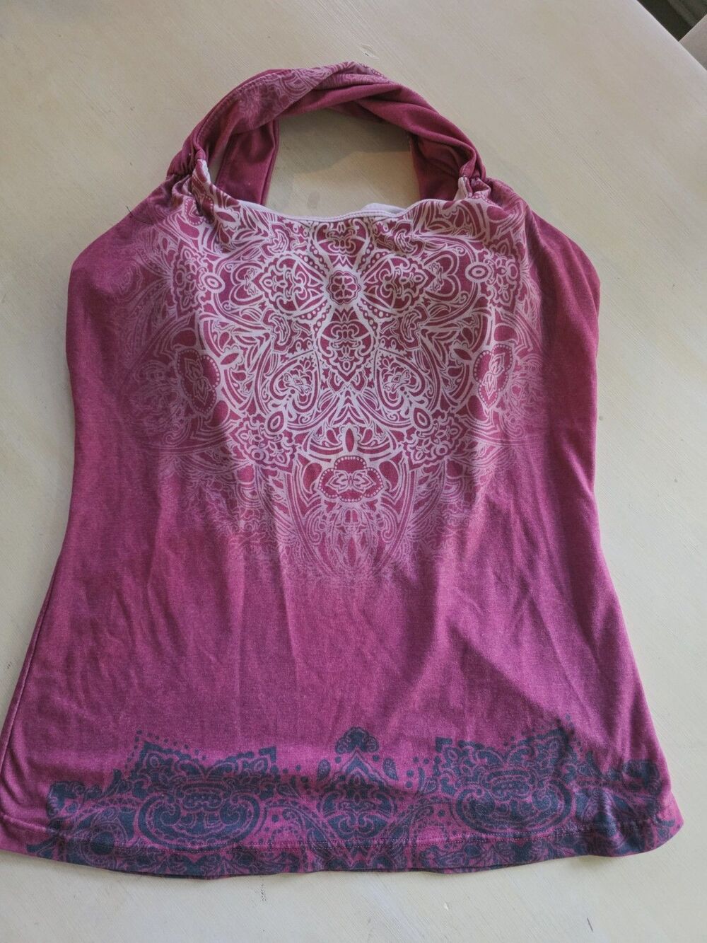 Two tops by prAna Crossback Built-in Tank Bra Pink and Green M - Picture 3 of 13